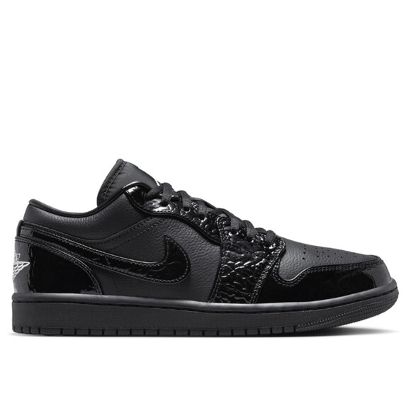 10.5W/9M - [NEW] Women's Air Jordan 1 Retro Low SE Shoes 'Black' HJ7743-010 - Picture 2 of 7